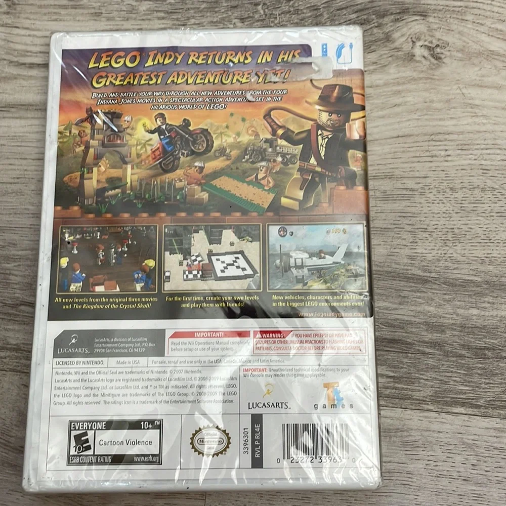 New in Package - Lego Indiana Jones 2: The Adventure Continues - Nintendo Wii